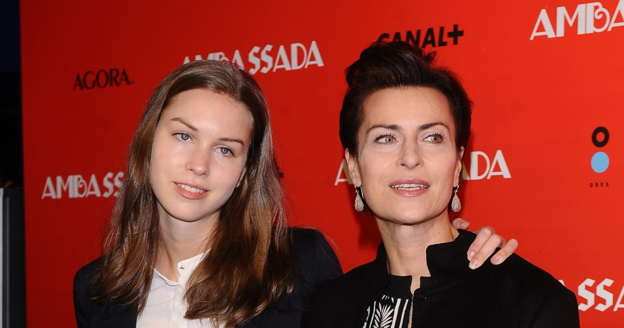 Danuta Stenka z córką Pauliną /Andras Szilagyi /MWMedia