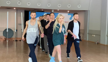 Daria ćwiczy choreografię przed występem w Sopocie