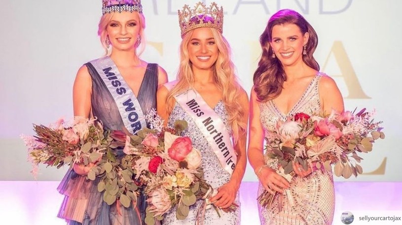 Daria Gapska z Polski pokonała konkurentki i została Miss Irlandii Północnej /Instagram