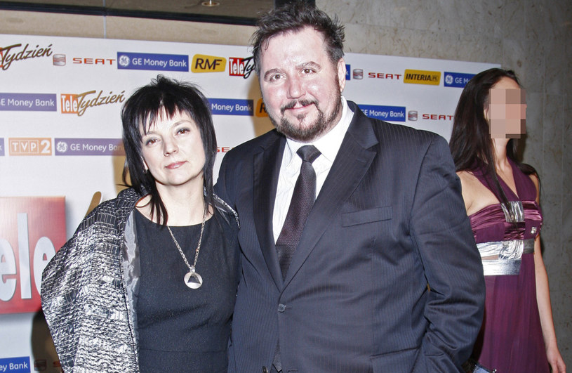 Dariusz Gnatowski z żoną, 2008 rok /Jacek Grąbczewski /AKPA