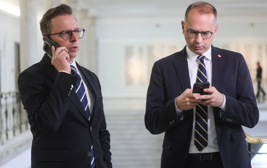 Dariusz Joński i Michał Szczerba /Leszek Szymański /PAP