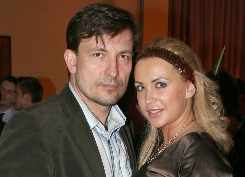 Dariusz Kordek i jego pierwsza żona Agnieszka /Źródło: AIM