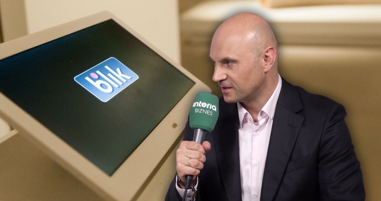 Dariusz Mazurkiewicz podczas Impact25 w rozmową z Interią Biznes ujawnia plany ekspansji BLIKa w Europie /MICHAL KLAG/REPORTER; INTERIA.TV /East News