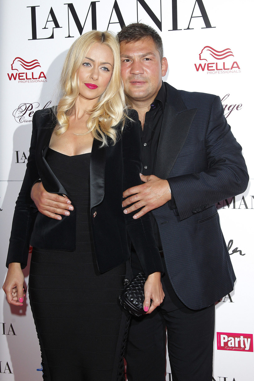 Dariusz Michalczewski z żoną Barbarą /AKPA