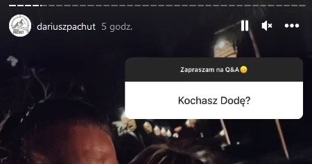 Dariusz Pachut o miłości do Dody /www.instagram.com/dariuszpachut /Instagram