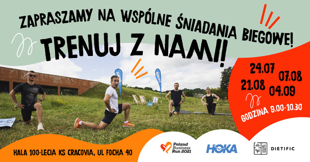 Darmowe treningi biegowe z Poland Business Run i Hoka One One w Krakowie /Poland Business Run /