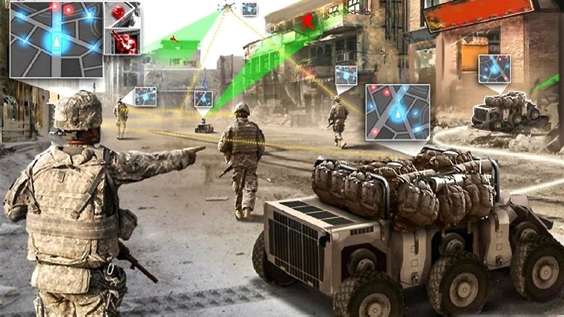 DARPA ujawniła film ze wspólnych szkoleń żołnierzy, robotów i technologii AI /Geekweek