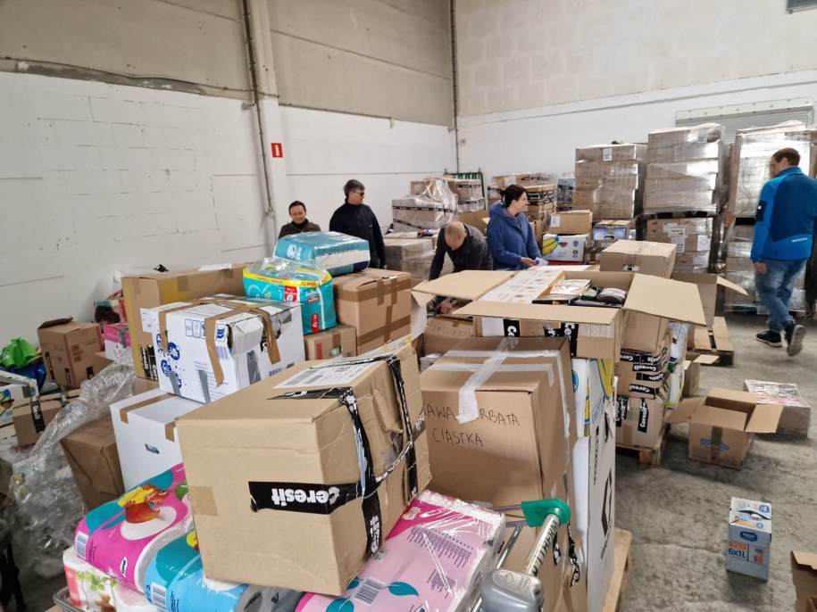 Dary dla Ukraińców /Sztab Pomocy Belgia /