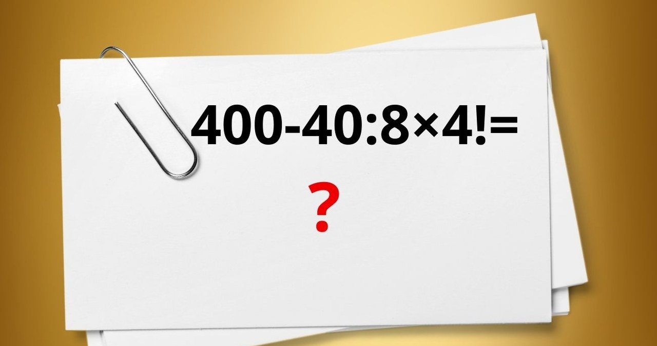 Dasz radę rozwiązać zagadkę matematyczną w pamięci? /Canva Pro /Canva Pro