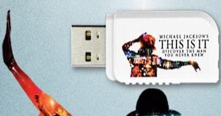 DataTraveler USB z filmem "Michael Jackson. This Is It", /materiały prasowe