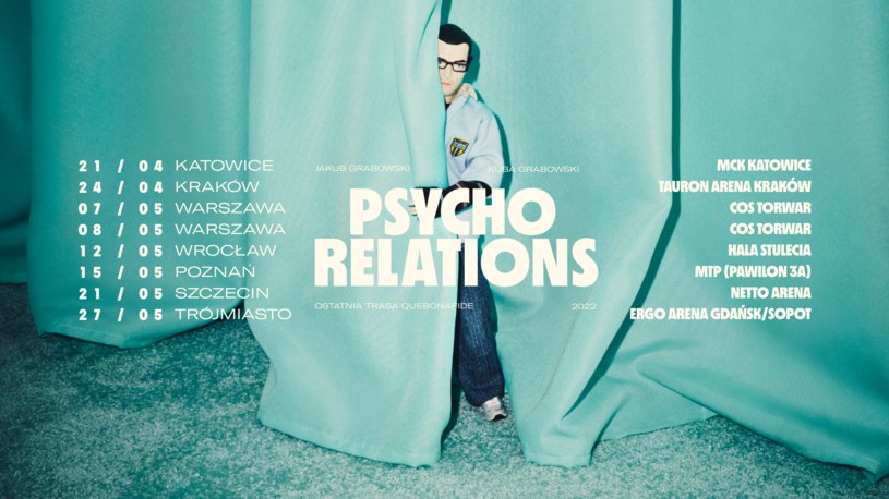 Daty "Psycho Relations" Quebonafide /materiały prasowe /materiał zewnętrzny