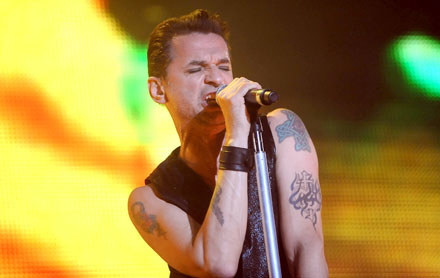 Dave Gahan (Depeche Mode) fot. Jeff Gentner /Getty Images/Flash Press Media