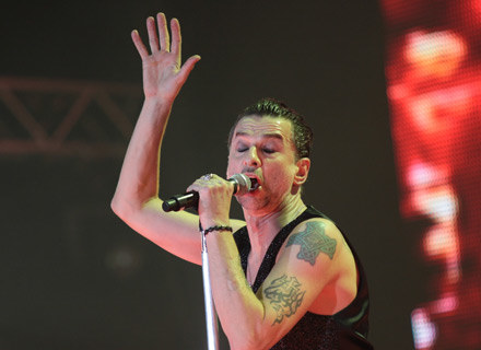 Dave Gahan (Depeche Mode) w Łodzi /fot. Bartosz Nowicki