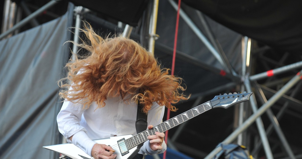 Dave Mustaine na koncercie Megadeth w Polsce, rok 2010 / Kevin Nixon/Metal Hammer Magazine/Future /Getty Images