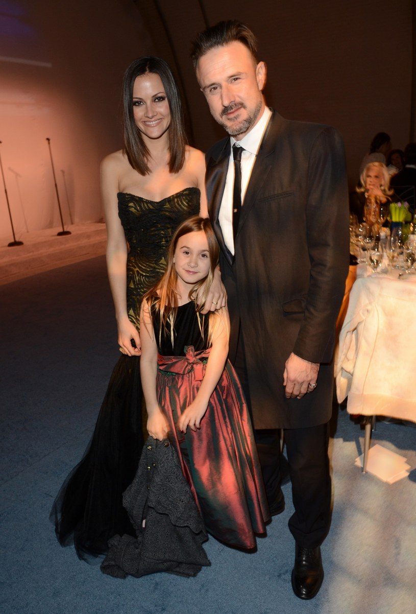 David Arquette z żoną i córką Coco /Jason Merritt /Getty Images