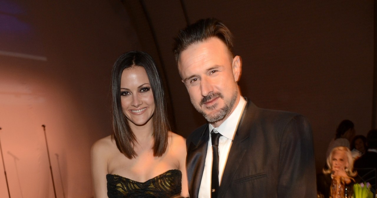 David Arquette z żoną i córką Coco /Jason Merritt /Getty Images