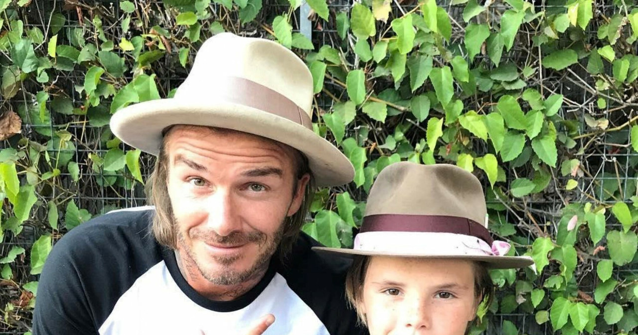 David Beckham i Cruz Beckham /0000001/Reporter /East News