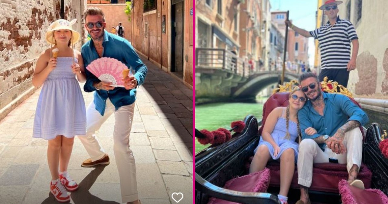 David Beckham i Harper Beckham spędzili we Włoszech cudowne chwile /www.instagram.com/davidbeckham/ /Instagram