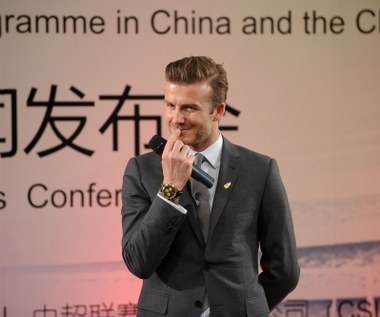 David Beckham promuje piłkę nożną w Chinach