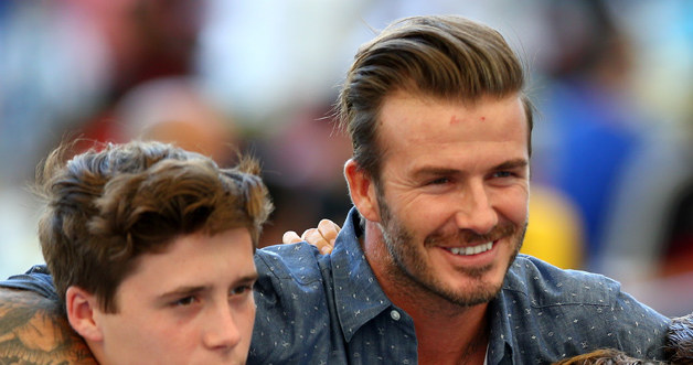 David Beckham skompromitował swojego syna publicznie! /Michael Steele /Getty Images