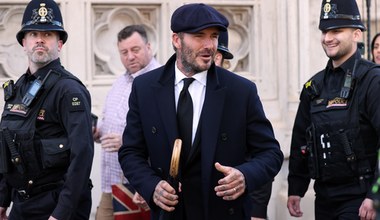 David Beckham udawał, że płacze nad trumną królowej? Kontrowersyjny gest piłkarza