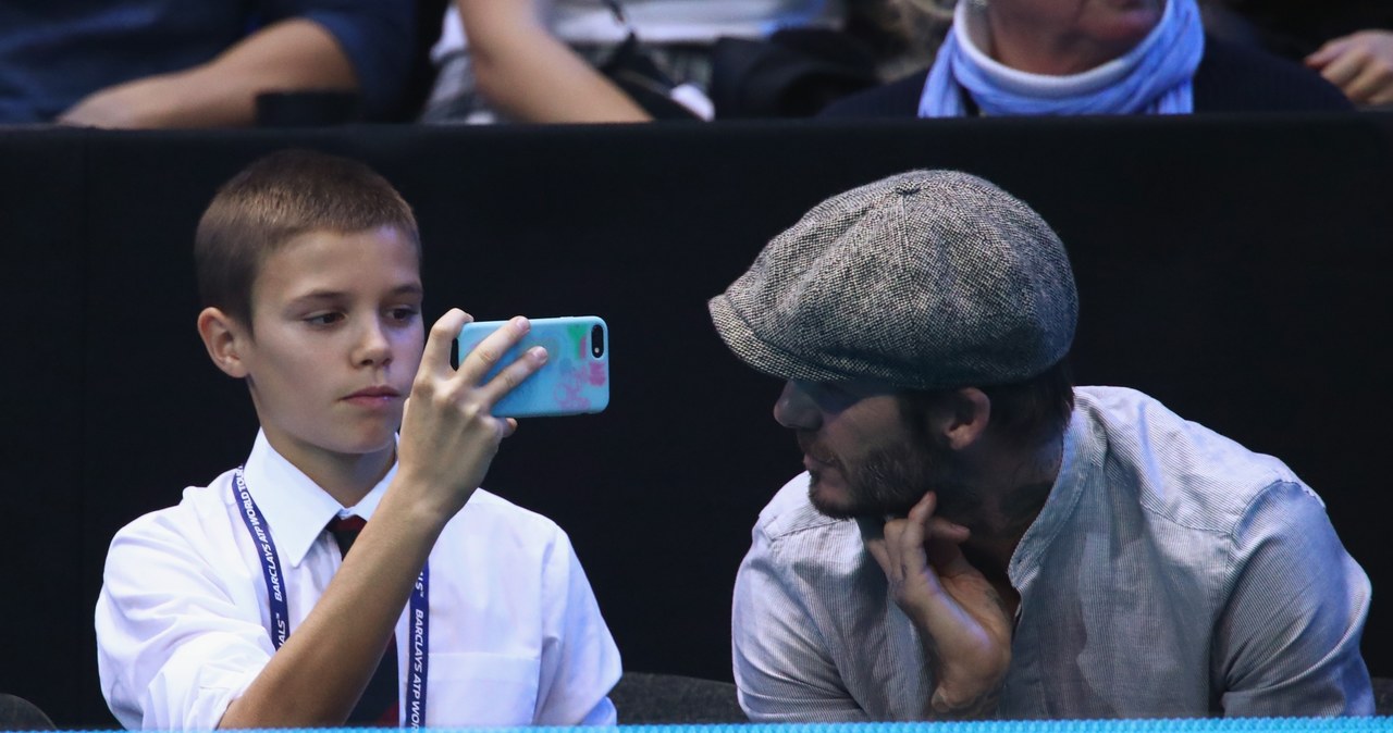 David Beckham z synem /Clive Brunskill /Getty Images