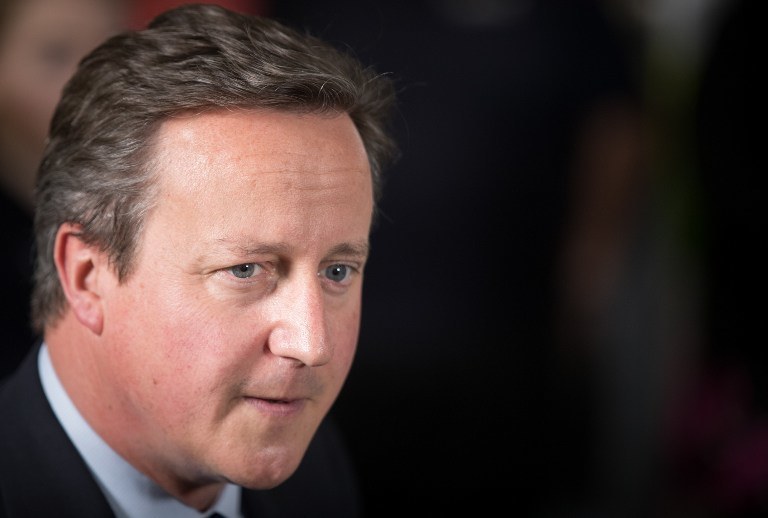 David Cameron /AFP