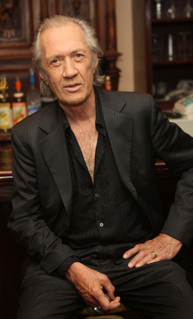 David Carradine w kwietniu 2009, dwa miesiące przed śmiercią /Bennett Raglin/WireImage /Getty Images