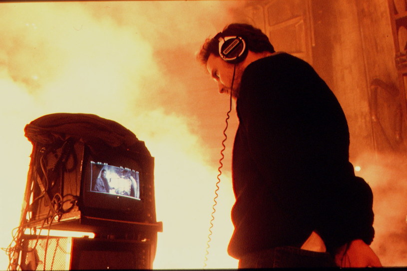 David Fincher na planie "Obcego 3" /Rolf Konow/Sygma/Corbis /Getty Images