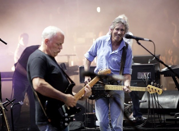 David Gilmour i Roger Waters razem podczas Live 8 w 2005 roku /Getty Images/Flash Press Media