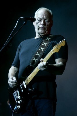 David Gilmour w Stoczni Gdańskiej /AFP