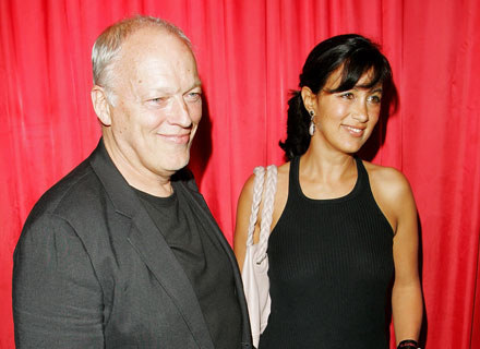 David Gilmour z żoną Polly Samson - fot. Dave Hogan /Getty Images/Flash Press Media