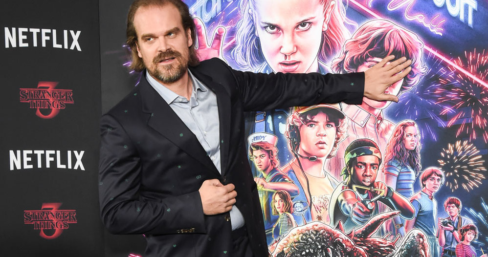 David Harbour na premierze trzeciej części  serialu "Stranger Things" (2019) /Daniel Zuchnik /Getty Images