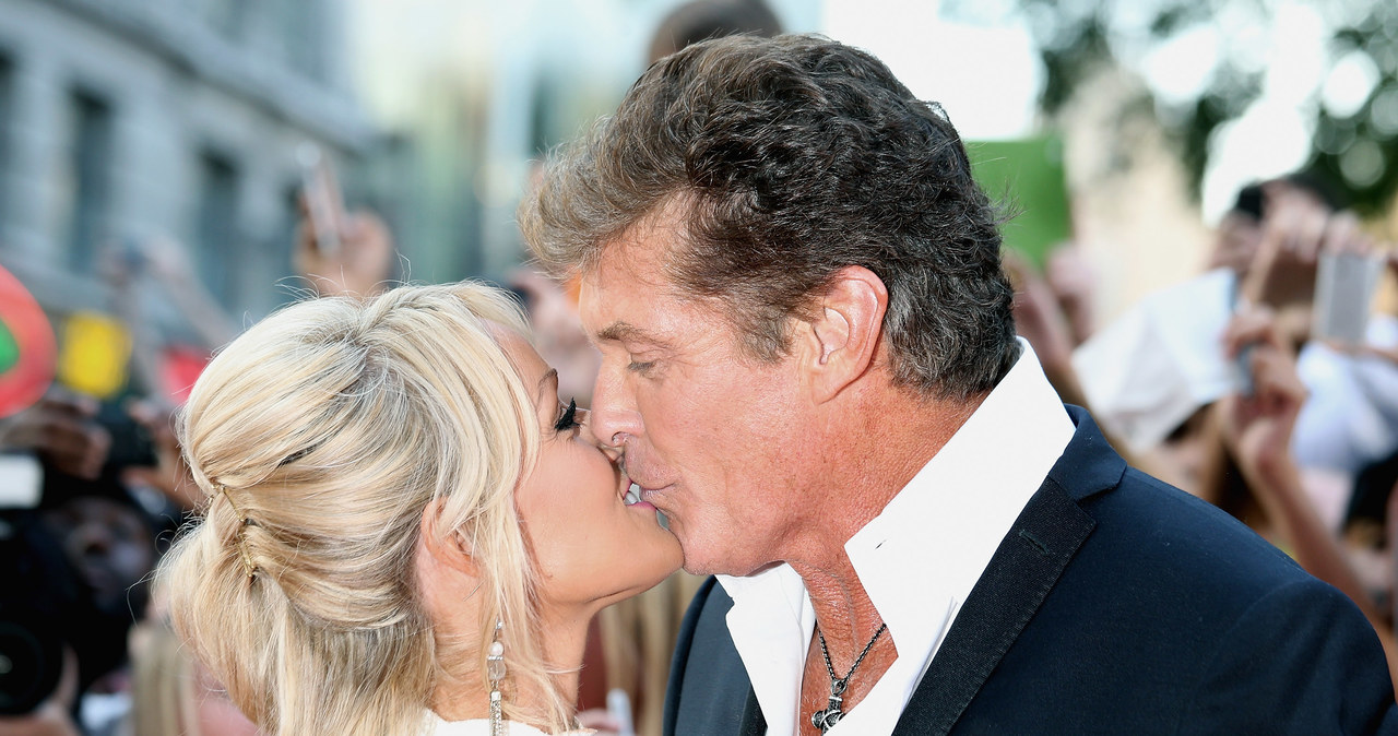 David Hasselhoff z ukochaną /Chris Jackson /Getty Images