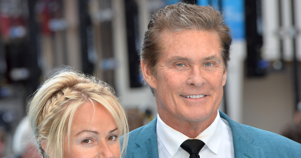 David Hasselhoff z ukochaną /Anthony Harvey /Getty Images