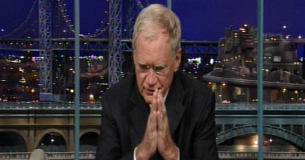 David Letterman w trakcie przeprosin &nbsp; /Splashnews