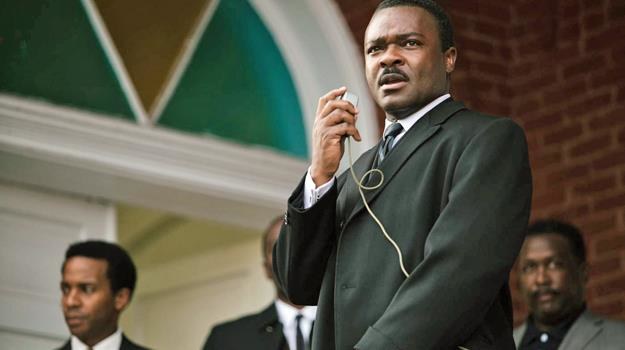 David Oyelowo jako Martin Luther King w scenie z filmu "Selma" Avy DuVernay /materiały dystrybutora