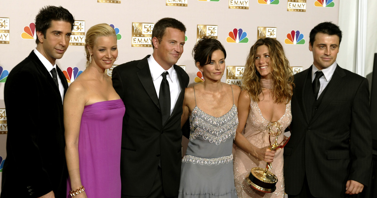 David Schwimmer, Lisa Kudrow, Matthew Perry, Courteney Cox, Jennifer Aniston, Matt LeBlanc /REUTERS/Mike Blake /Agencja FORUM