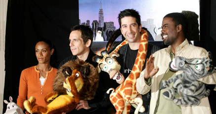 David Schwimmer - premiera animacji "Madagaskar" /AFP