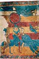 Dawid i Goliad, fresk z Tahull, Hiszpania, ok. 1123 /Encyklopedia Internautica