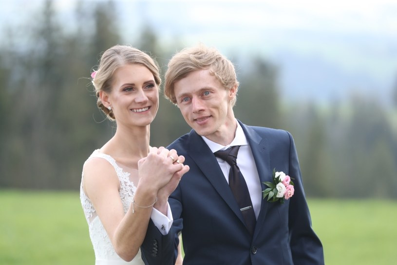 Dawid Kubacki z żoną / 	Grzegorz Momot    /PAP