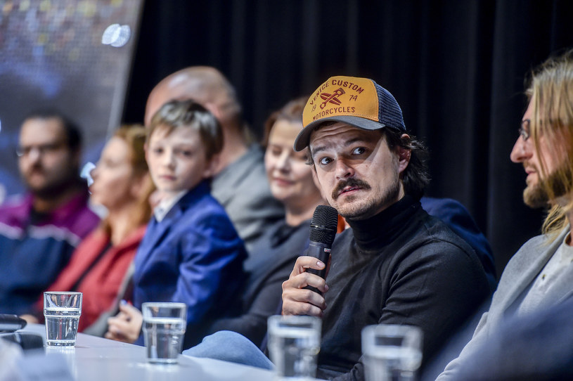 Dawid Ogrodnik na konferencji prasowej po gdyńskim pokazie filmu "Ikar. Legenda Mietka Kosza" / Jacek Kurnikowski /AKPA