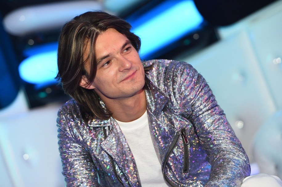 Dawid Ogrodnik na planie filmu "Disco Polo" /PAP/Stach Leszczyński /PAP