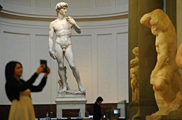 Dawid - rzeźba Michała Anioła /MAURIZIO DEGL' INNOCENTI /PAP
