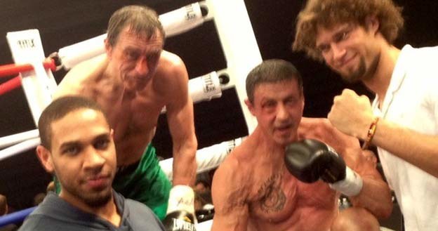 De Niro i Stallone na planie "Grudge Match" /materiały prasowe