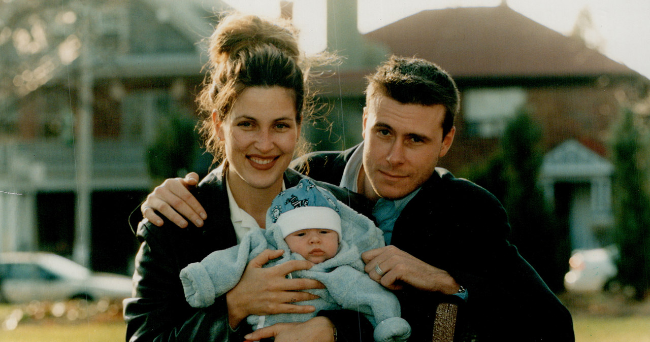 Dean McDermott ze swoją pierwszą żoną Mary Jo Eustace i synem /Tony Bock/Toronto Star via Getty Images /Getty Images