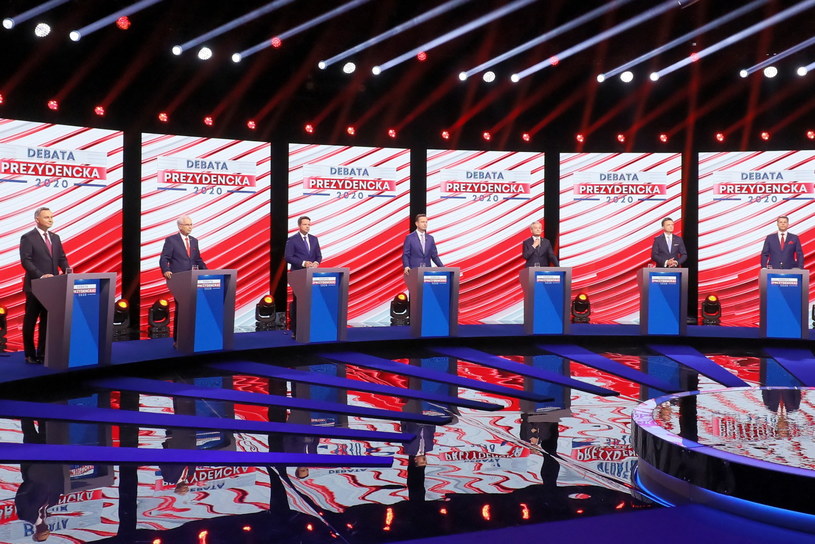Debata kandydatów na prezydenta RP. / 	Paweł Supernak   /PAP