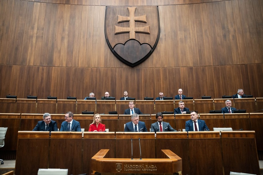 Debata  na temat wotum nieufności rządu Roberta Fico /JAKUB GAVLAK /PAP/EPA