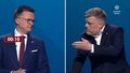 Debata prezydencka 2025. Zandberg do Hołowni o kilometrówkach posłów: Możesz to ukrócić jednym podpisem