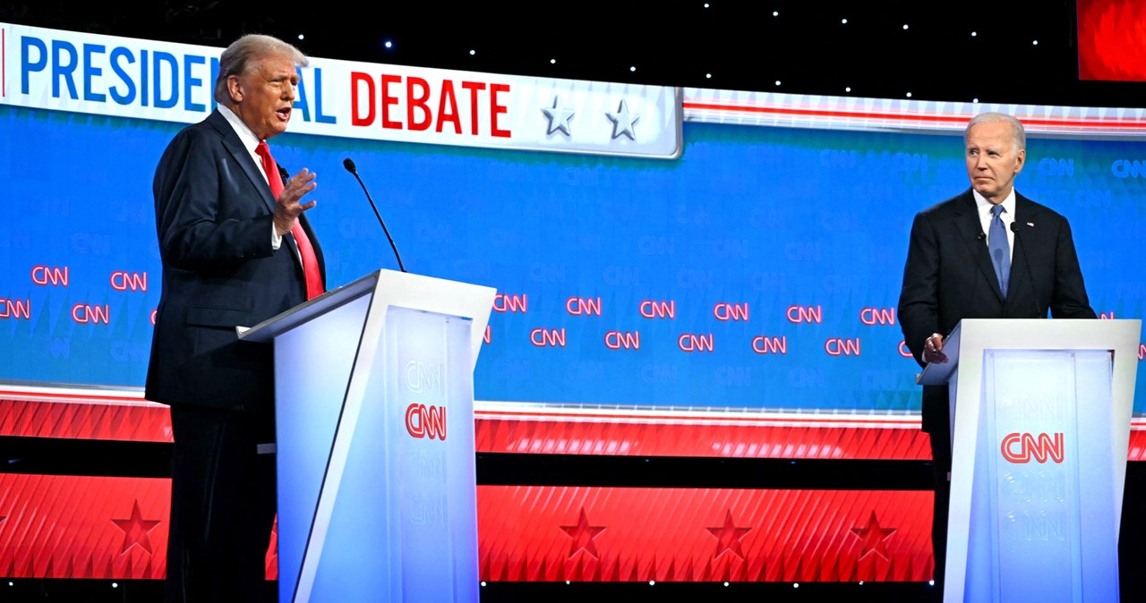 Debata prezydencka Donalda Trumpa i Joe Bidena /ANDREW CABALLERO-REYNOLDS /AFP